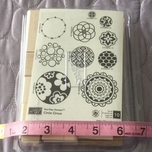 Stampin’ Up Circle Circus rubber stamps